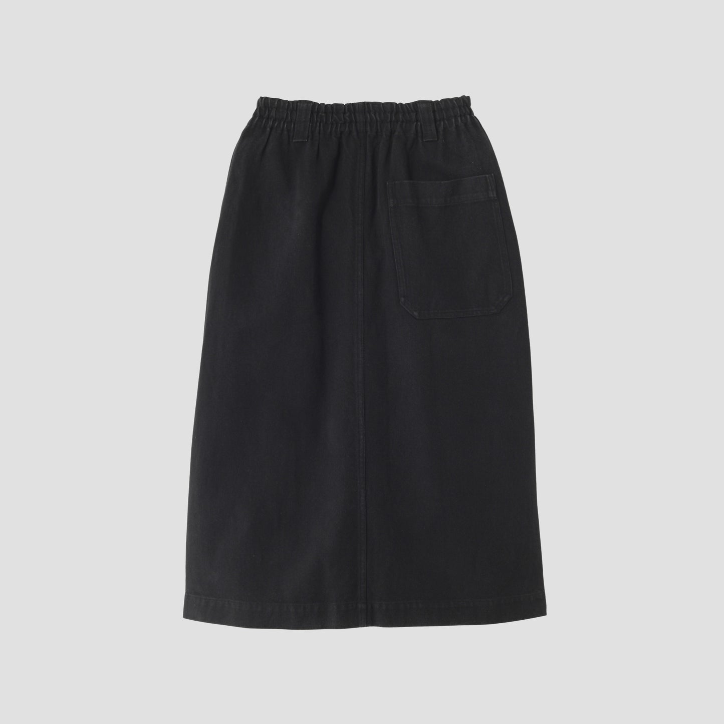 WORN LINEN COTTON DRILL SKIRT