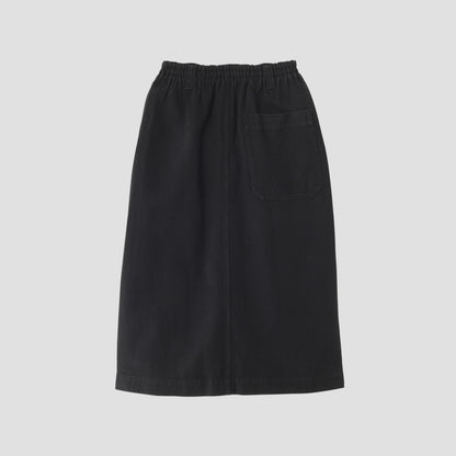 WORN LINEN COTTON DRILL SKIRT