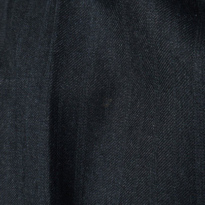 MORNING STRIPE WOOL TWILL TROUSERS