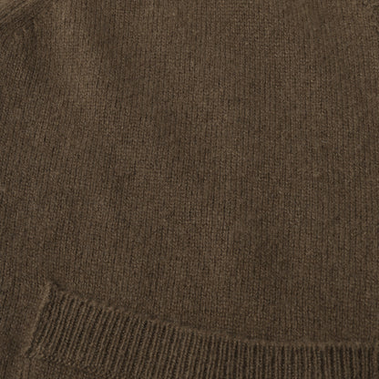 TWISTED CASHMERE WOOL CARDIGAN KNIT