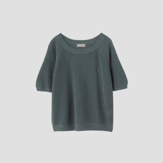 RIBBED LINEN KNIT