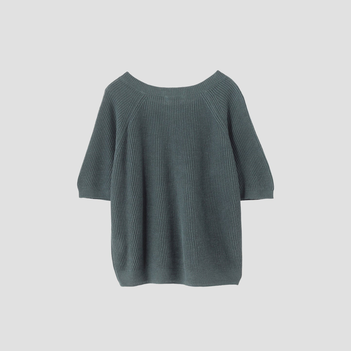 RIBBED LINEN KNIT
