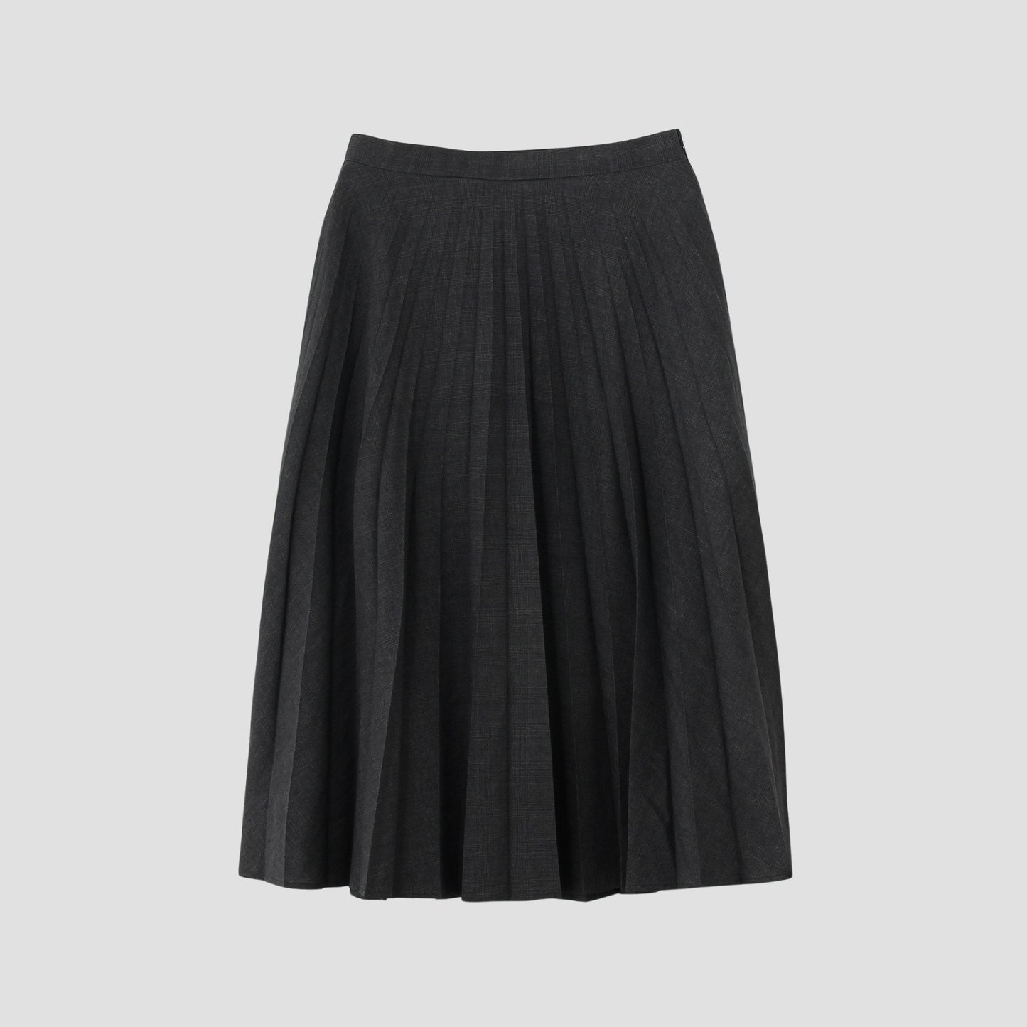 PRINCE OF WALES CHECK WOOL BLEND SKIRT