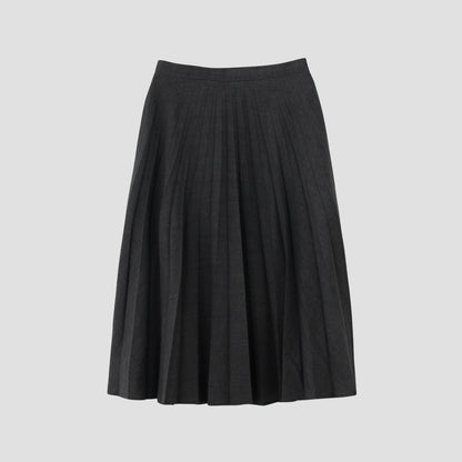 PRINCE OF WALES CHECK WOOL BLEND SKIRT
