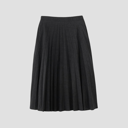 PRINCE OF WALES CHECK WOOL BLEND SKIRT