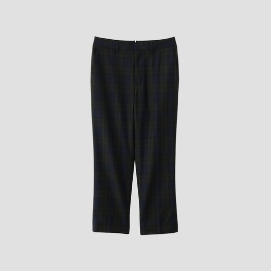 WOOL BLACKWATCH TROUSERS