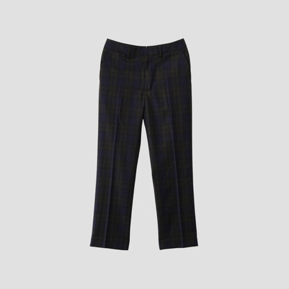 WOOL BLACKWATCH TROUSERS