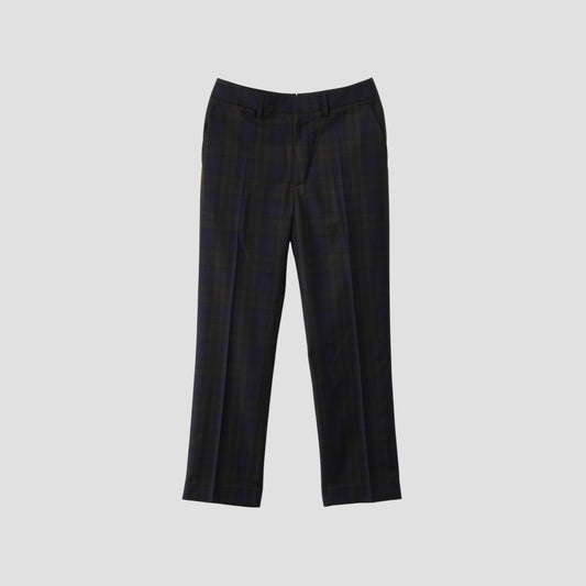 WOOL BLACKWATCH TROUSERS