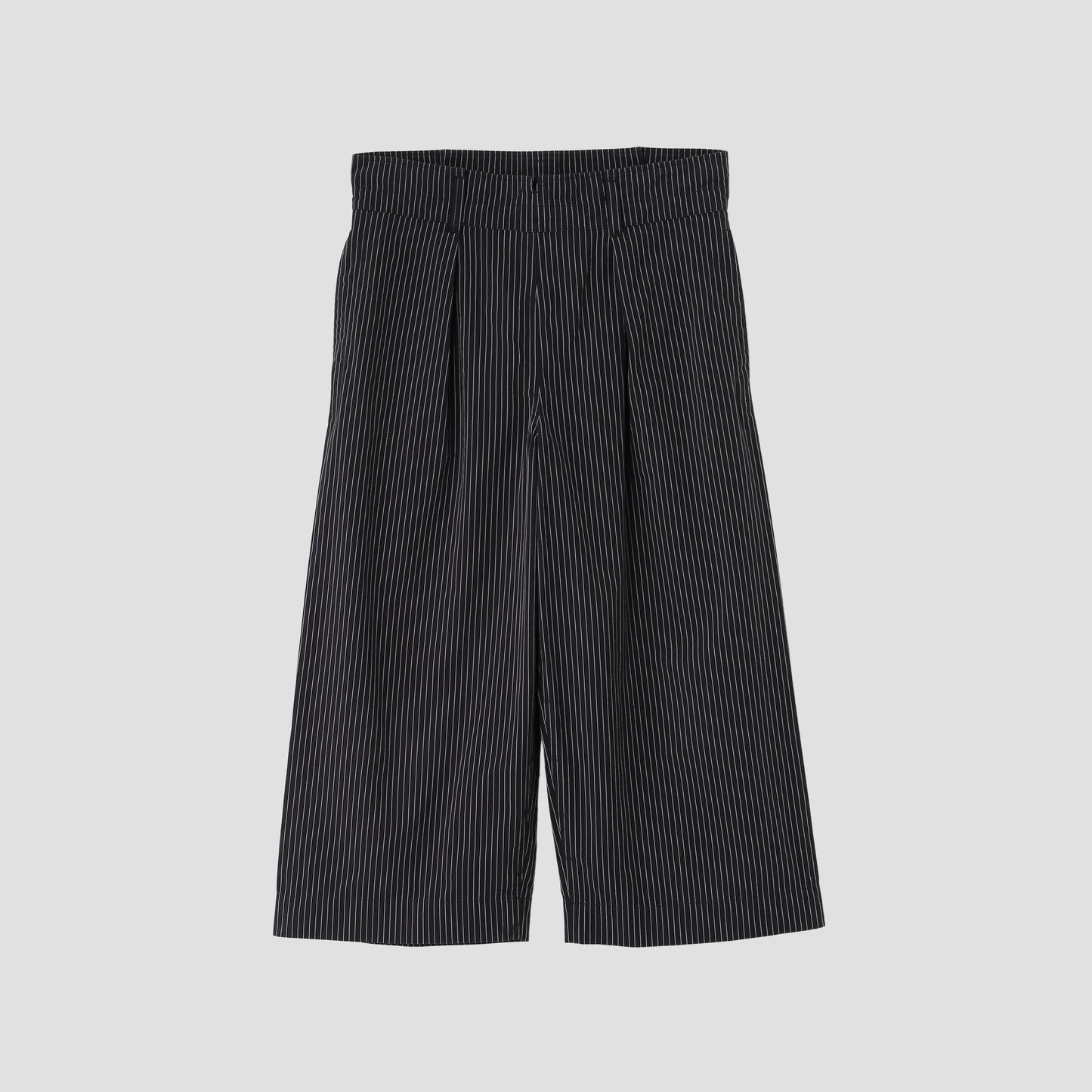 COTTON LINEN STRIPE TROUSERS