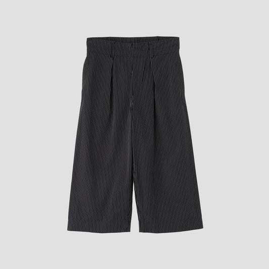 COTTON LINEN STRIPE TROUSERS