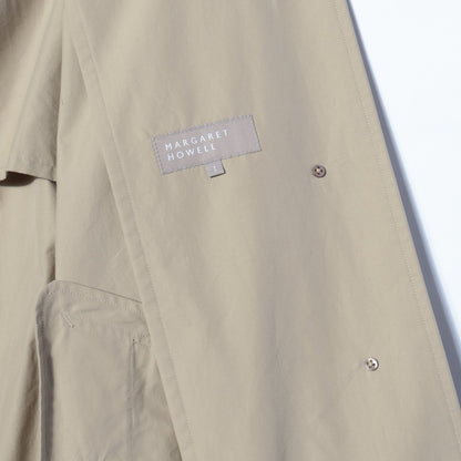 WATER REPELLENT LIGHT COTTON POPLIN COAT