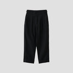 LINEN WOOL TWILL TROUSERS