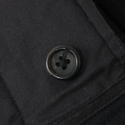 LINEN WOOL TWILL TROUSERS