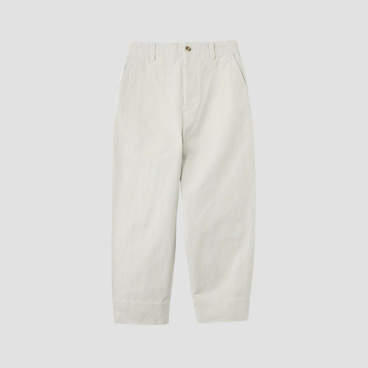 ORGANIC COTTON TWILL TROUSERS