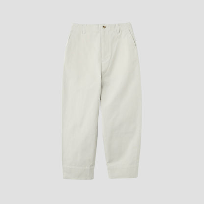 ORGANIC COTTON TWILL TROUSERS
