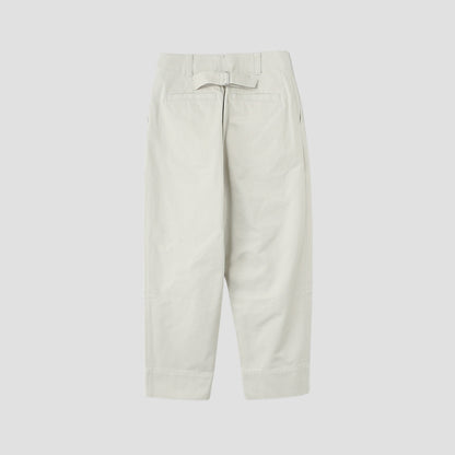 ORGANIC COTTON TWILL TROUSERS