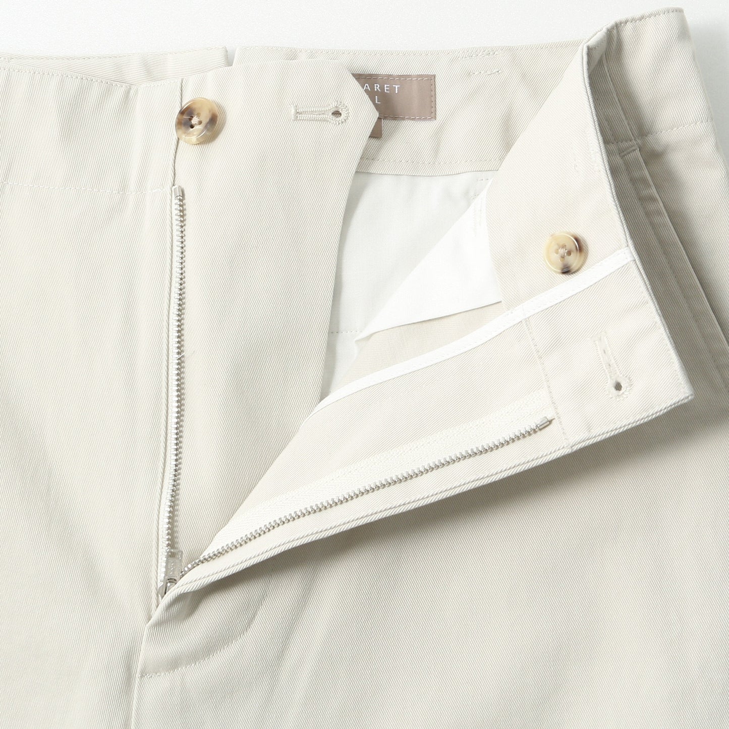 ORGANIC COTTON TWILL TROUSERS