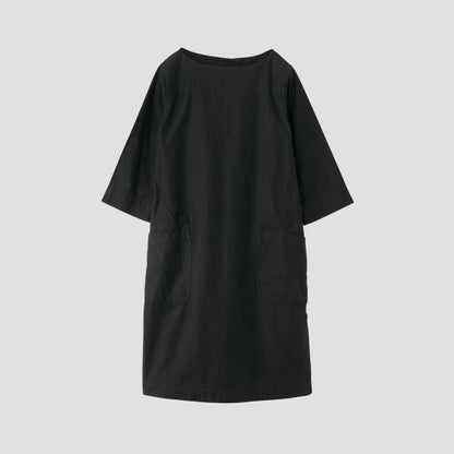 LIGHT COTTON MOLESKIN DRESS