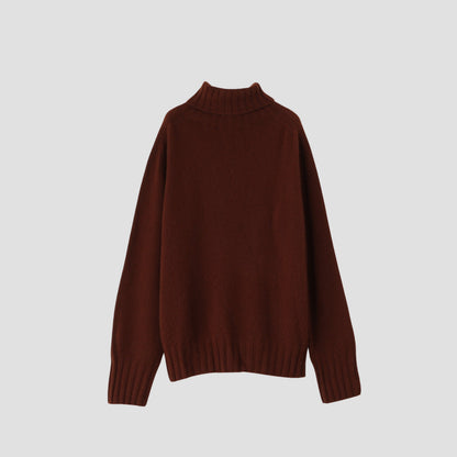 WIDE ROLL NECK KNIT