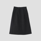 COTTON LINEN SILK SKIRT