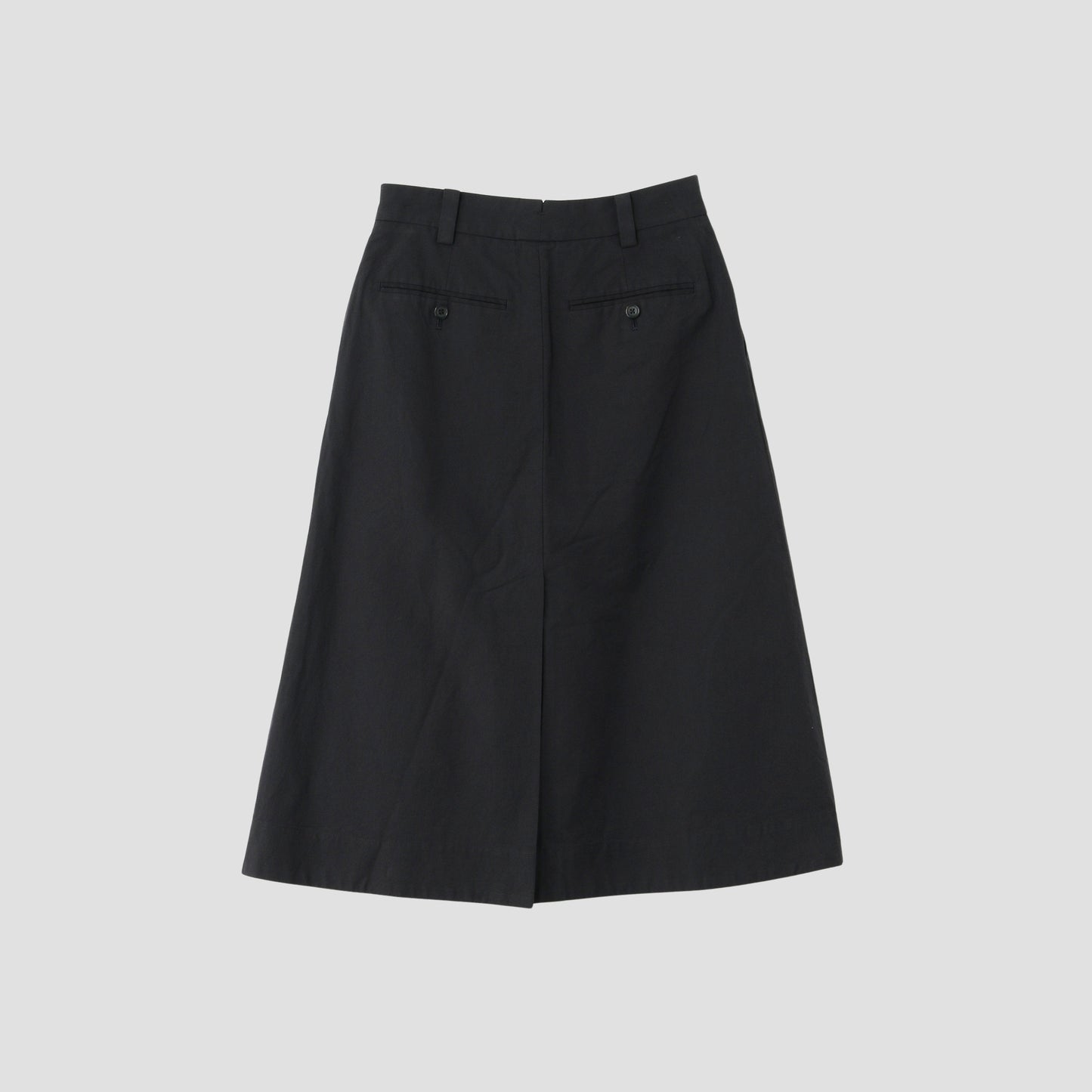 COTTON LINEN SILK SKIRT