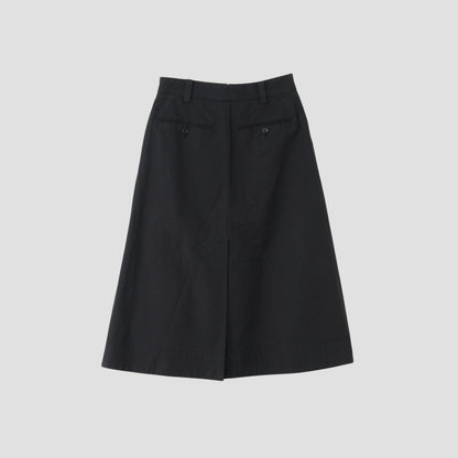 COTTON LINEN SILK SKIRT