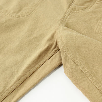 IRREGULAR COTTON CANVAS TROUSERS