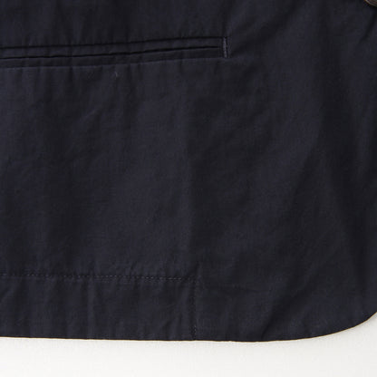 WASHED YARN DYE COTTON POPLIN JACKET