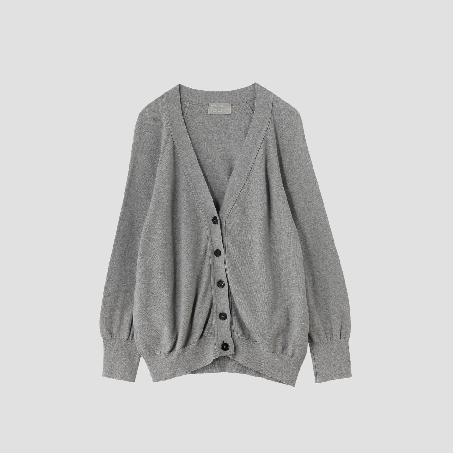 RELAXED V NECK CARDIGAN KNIT