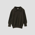 COTTON POLO JUMPER KNIT