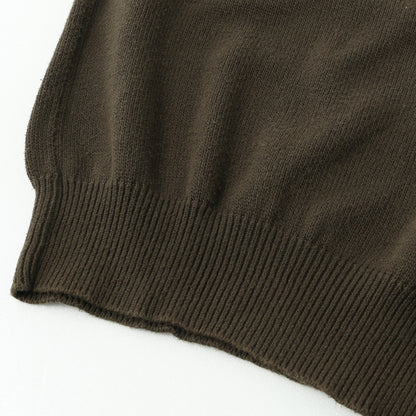 COTTON POLO JUMPER KNIT