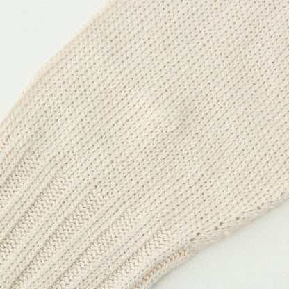 LINEN COTTON WIDE ROLL NECK KNIT