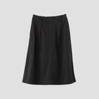 COTTON PLAIN WEAVE SKIRT