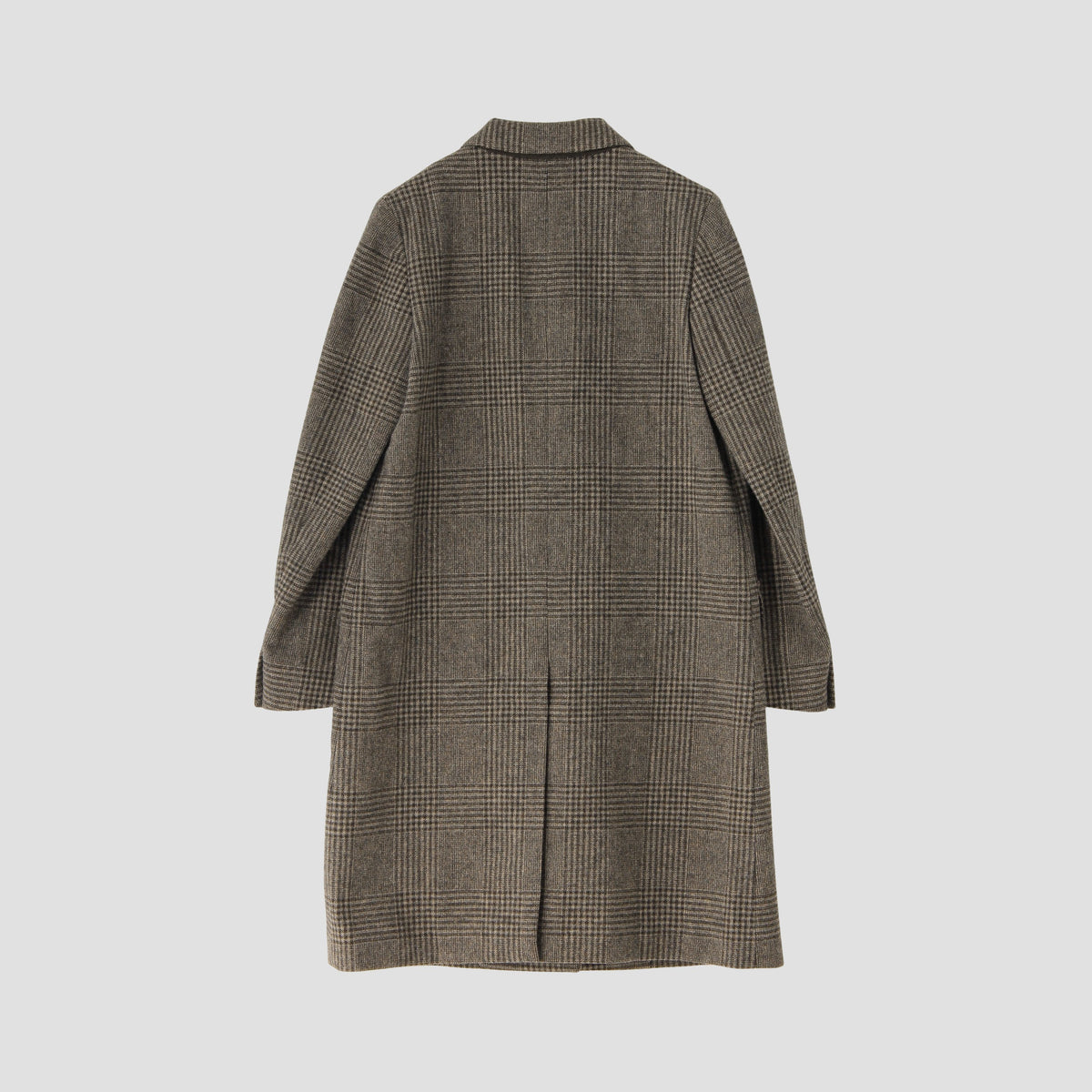 CHECK WOOL COAT