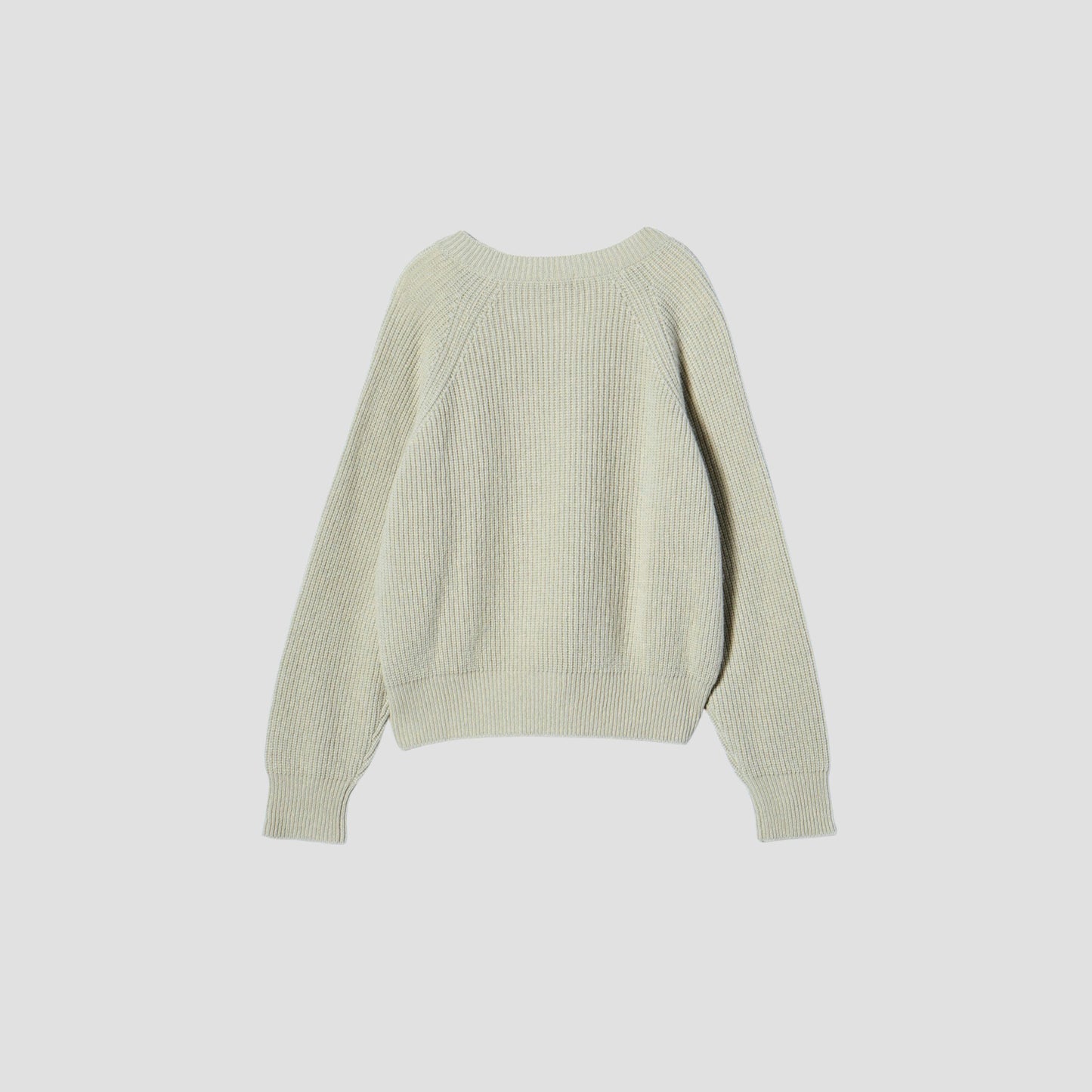WOOL CASHMERE SILK V NECK JUMP KNIT