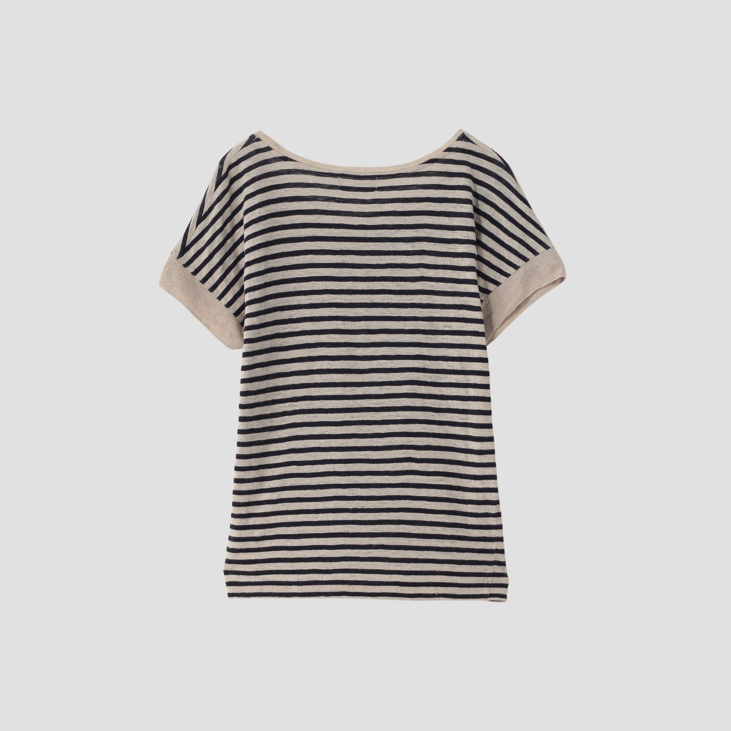 LINEN STRIPE JERSEY