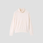 FINE WOOL TURTLE NECK KNIT