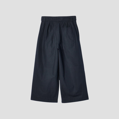 CRISP COTTON PLAINWEAVE TROUSERS