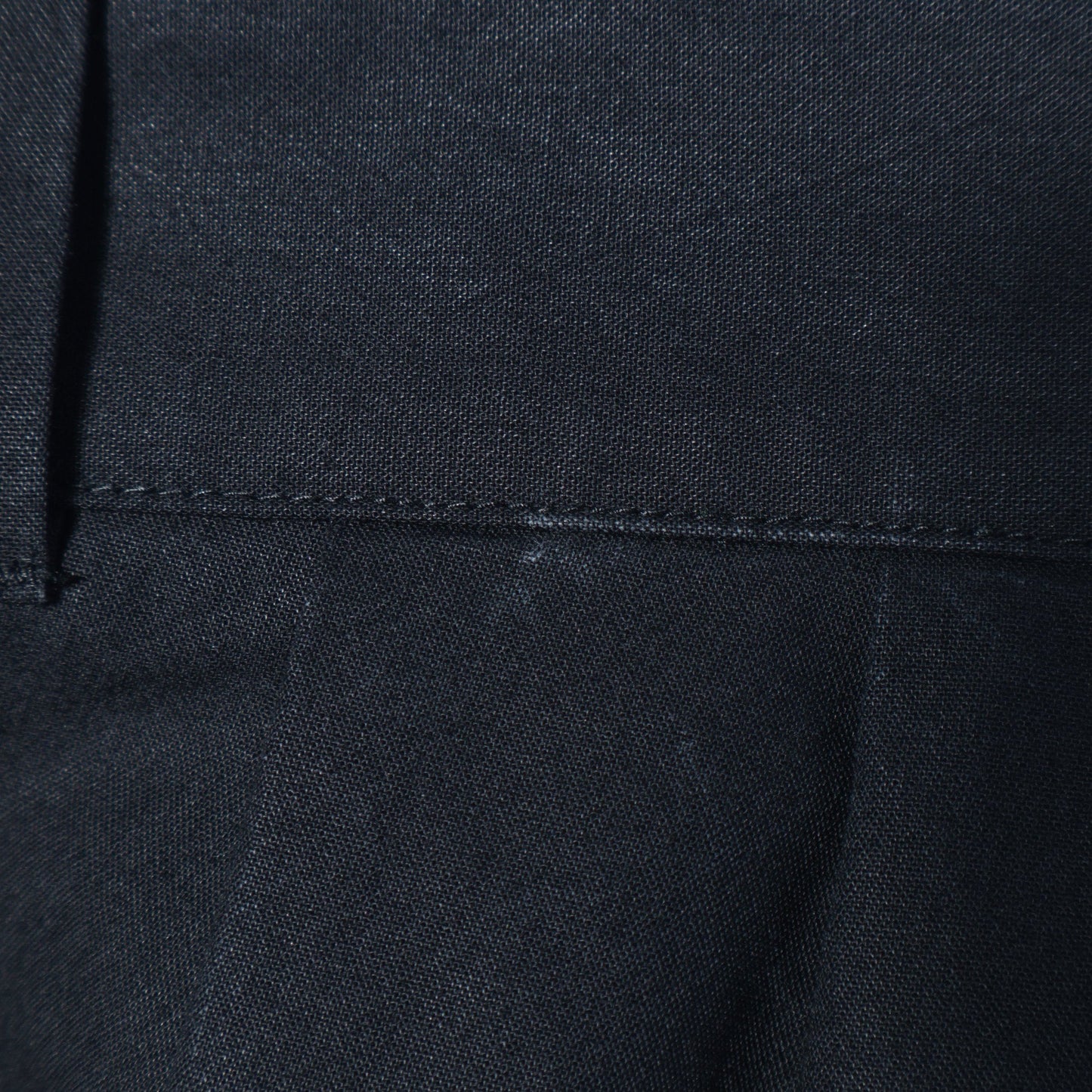 CRISP COTTON PLAINWEAVE TROUSERS