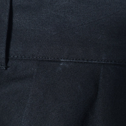 CRISP COTTON PLAINWEAVE TROUSERS