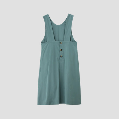 SILK COTTON POPLIN DRESS