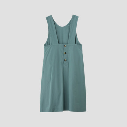 SILK COTTON POPLIN DRESS