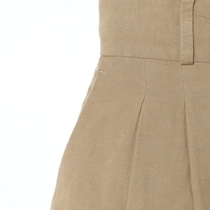 COTTON LINEN OXFORD TROUSERS