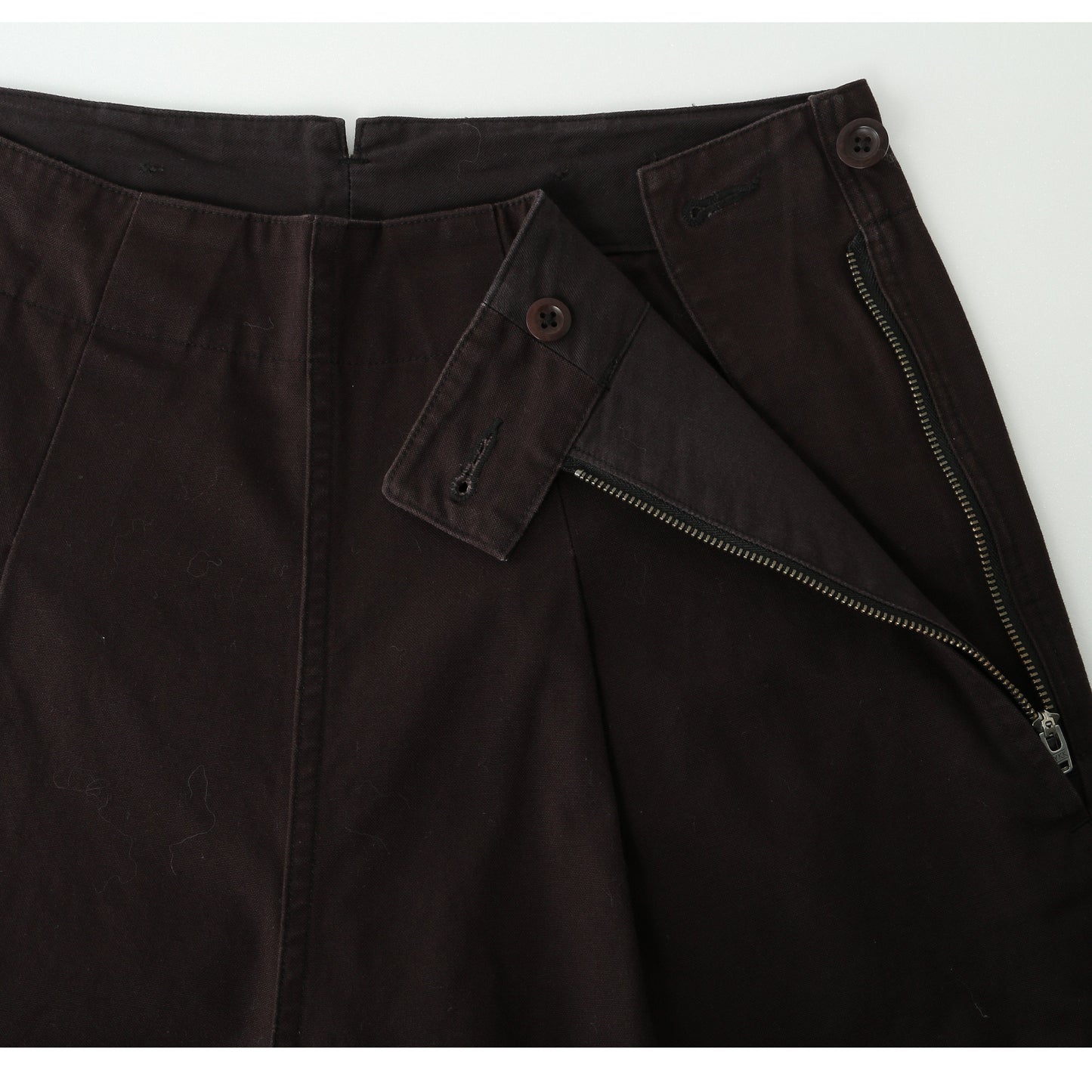 DRY NATURAL COTTON CANVAS TROUSERS