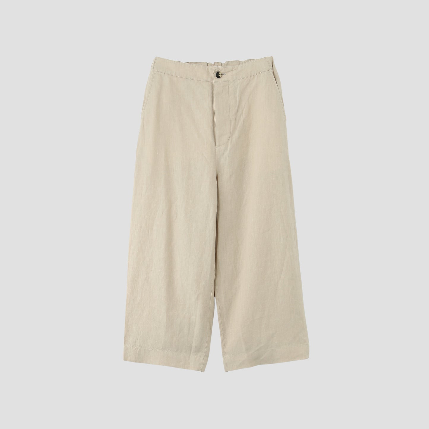 HIGH DENSE LINEN TROUSERS