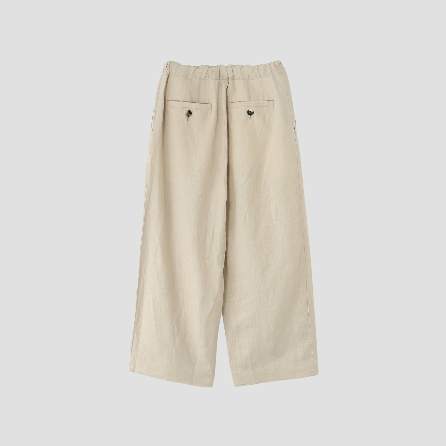 HIGH DENSE LINEN TROUSERS