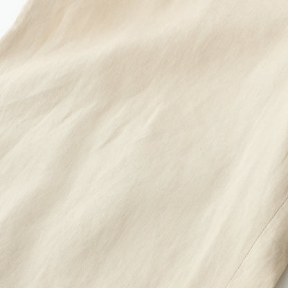 HIGH DENSE LINEN TROUSERS