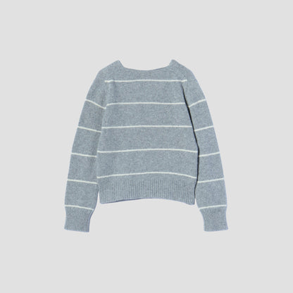 STRIPE WOOL JUMPER KNIT