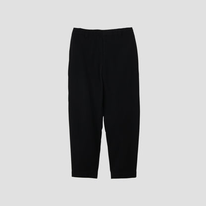 WOOL COTTON TWILL TROUSERS