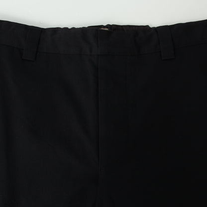 WOOL COTTON TWILL TROUSERS